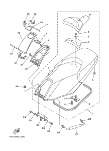 XP500A Сиденье