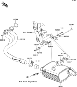 EX650 Глушитель