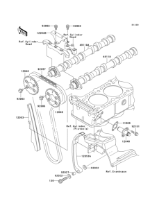 ZR1200 Распред вал
