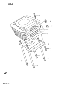DR125 Цилиндр