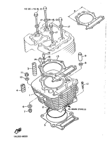 SRX600H (33.1KW) Цилиндры