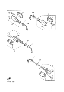 XJ600N Поворотники
