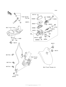 KLE650 Главный тормозной цилиндр