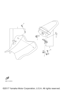 YZF-R1S Сиденье