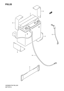 GZ250 Аккумулятор