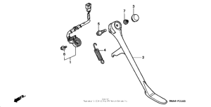 VT1100C Подножка
