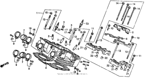 VF500F Rear cylinder head ii