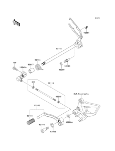 EX250 Механизм переключения передач
