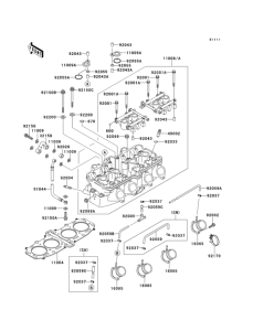 ZX600 Cylinder head(1 / 2)