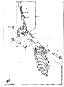 FJ1200 Rear arm. suspension