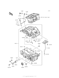EX300 Картер двигателя