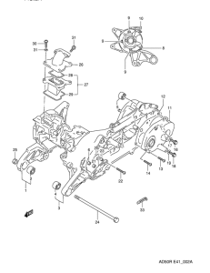 AD50 Картер двигателя