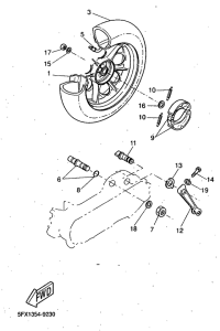 CW50RS Переднее колесо
