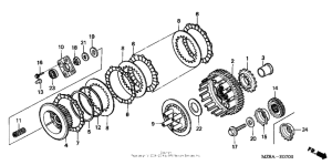 VT600CD Сцепление