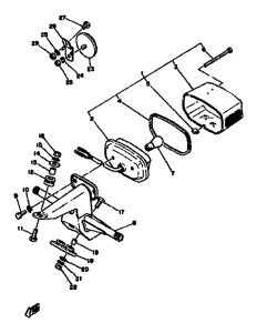 RD50M Задний фонарь 1