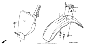 XR100 Переднее крыло