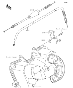 BR125 Тросы управления