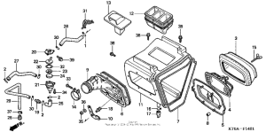 XR200R Воздухоочиститель