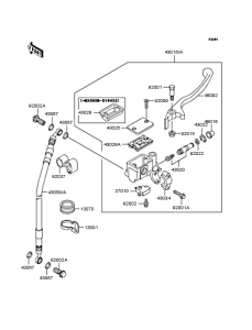 KMX80 Главный тормозной цилиндр