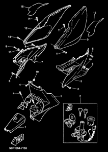 YQ50 Боковые обтекатели