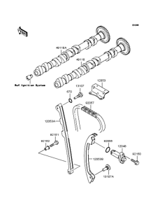 ZX1200 Распредвал