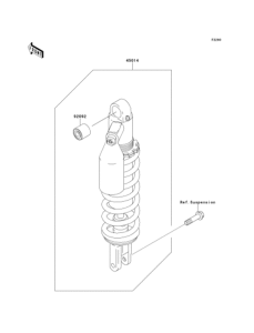 KLX250 Амортизатор