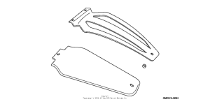 VTX1800C Rear fender panel