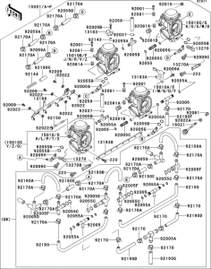 ZX1100 Carburetor(1 / 4)(zx1100-d1)