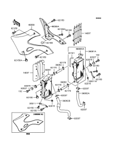 KX125 Радиатор