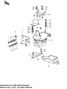 KZ1000 Battery case / tool case