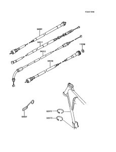 Z305 Тросы управления