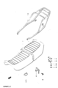 GSX400 Пружина