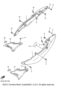 XJ600SJ Боковые обтекатели
