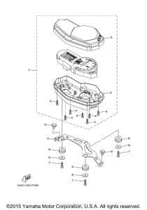 YZFR3FL Приборы