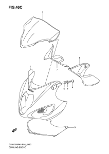 GSX1300R Cowling body