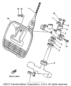 YZ125N Управление