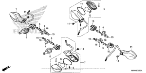 CBR500R (ABS) Задний фонарь