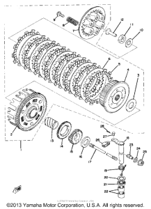 TT500C Сцепление