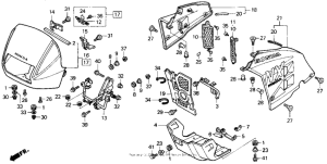 NX250 Обтекатель