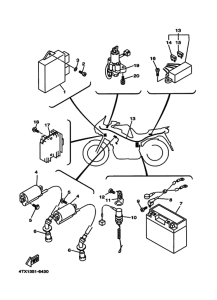 TDM850 Электрические детали