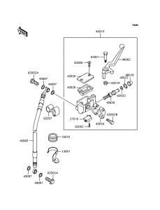 KL110 Главный тормозной цилиндр