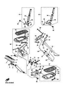 XVS1100AT XVS11ATR Support & repose pied