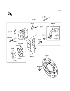  Передний тормоз