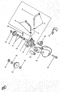 TZR50 Масляный насос
