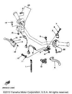 XT225K Рулевые переключатели