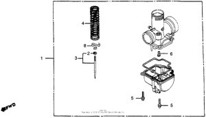 CR80R Carburetor kit