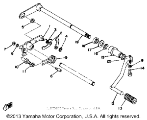 RD400D Переключение скоростей