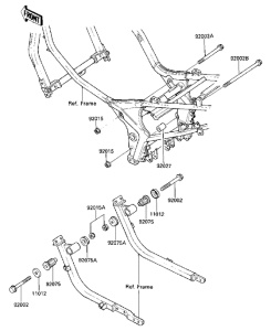 ZX600 Рама ,крепежные детали