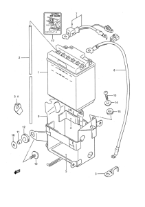 GSX1100 Аккумулятор