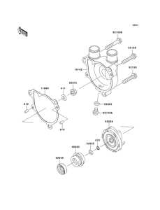 KL650 Водяная помпа